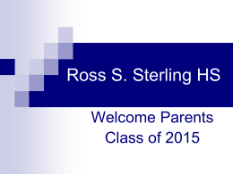 Ross S. Sterling HS