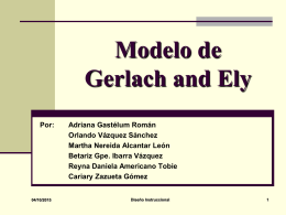 Modelo de Gerlach and Ely