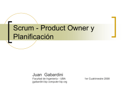 Scrum - Rol del Product Owner