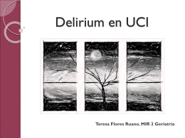Delirium en UCI - Complejo Hospitalario Universitario de