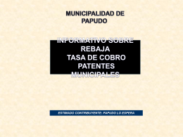 Diapositiva 1 - Municipalidad de Papudo