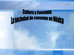 Cultura y Consumo
