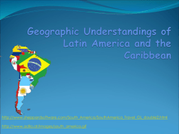 Geographic Understandings of Latin America