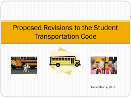 Revised Transportation Code