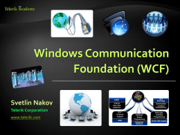 WCF (Windows Communication Foundation)