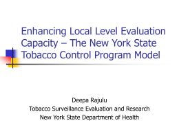 Enhancing Local Level Evaluation Capacity – The New …