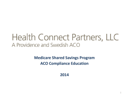 MSSP training - Providence Health & Services