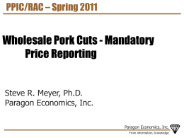 PPIC/RAC – Spring 2011