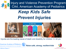 PowerPoint Presentation - Injury and Violence Prevention