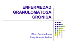ENFERMEDAD GRANULOMATOSA CRONICA
