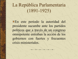 La Republica Parlamentaria (1891