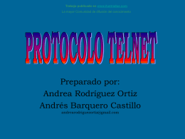 Monografias : Protocolo Telnet