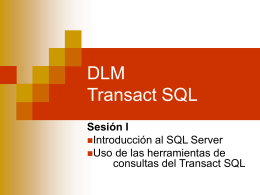 DLM Transact SQL