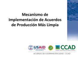 Diapositiva 1 - CAFTA-DR Environmental Cooperation
