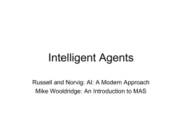 Intelligent Agents - Trinity University