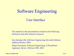 User Interface - KFUPM Open Courseware