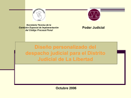 Diapositiva 1 - .:: Poder Judicial del Per&#250