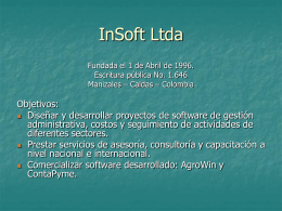 Diapositiva 1 - Software Especializado En Contabilidad De