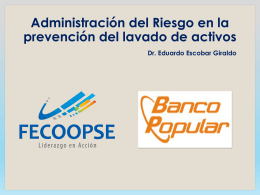 Diapositiva 1 - FECOOPSE R.L.