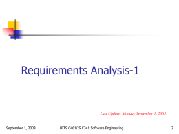 Techniques and Tools for Software Requirements Analysis