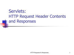HTTP Headers & Responses