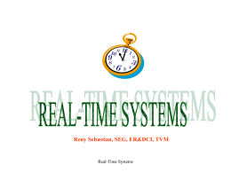 A PRESENTATION ON REAL TIME SYSTEMS