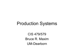 Expert Systems - University of Michigan