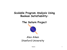 Scalable Error Detection using Boolean Satisfiability