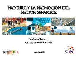 ProChile y el Sector Servicios