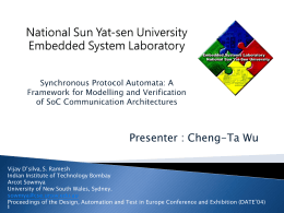 National Sun Yat-sen University Embedded System …