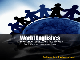 World Englishes - Universiti Putra Malaysia