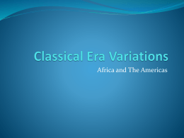 Classical Era Variations