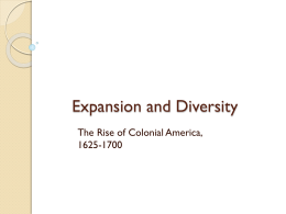 Expansion and Diversity