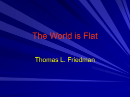 The World is Flat - Fairfield University