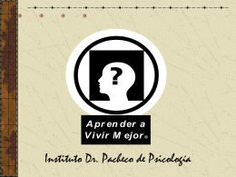 Los Tics - Instituto Dr. Pacheco de Psicologia (IDPP