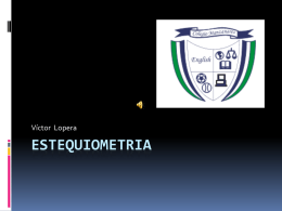 estequiometria - Colegio Manzanares