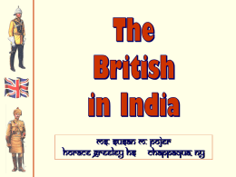 British Imperialism in India PPT
