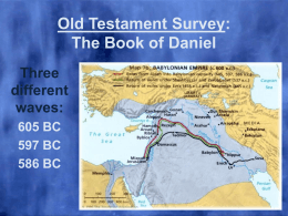 Old Testament Survey: The Book of Daniel