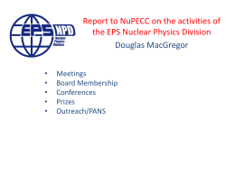 EPS Nuclear Physics Division