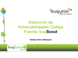 buguroo | bugScout: offensive security