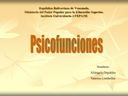 Psicofunciones - didacticadiferencialI
