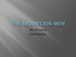 The Mountain Men - Weber School District