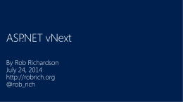 The Future of .NET on the Server