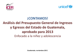 Diapositiva 1 - Instituto Centroamericano de Estudios …