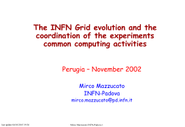Napoli 2002 - Istituto Nazionale di Fisica Nucleare
