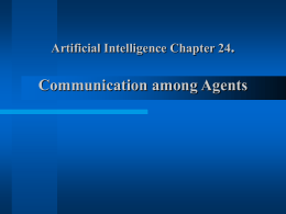 Communication among Agents