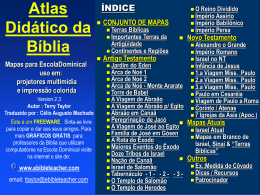 Bible Class Atlas - ESTUDOS DA PALAVRA DE DEUS