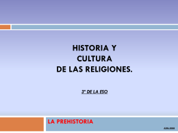 HISTORIA Y C. DE LAS RELIGIONES