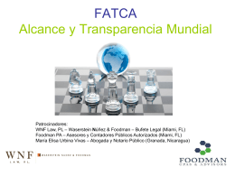 FATCA Global Reach and Transparency