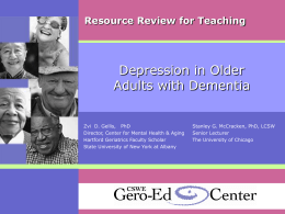 Strengthening Aging and Gerontology Education for Social